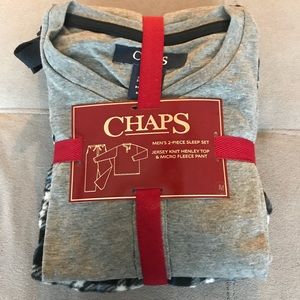 Men’s CHAPS 2 piece sleep set pajamas